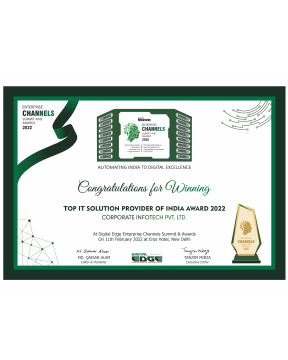  Top IT Solution Provider of India Award 2022